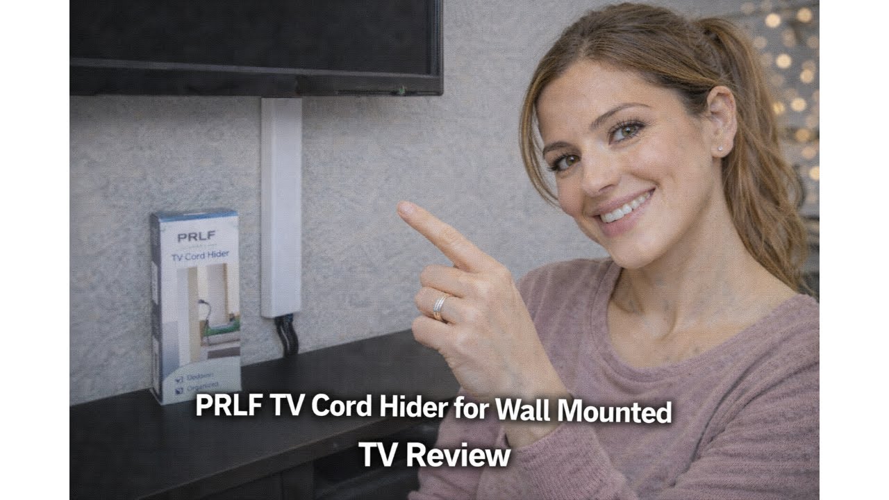 📺 PRLF TV Cord Hider for Wall Mounted TV Review – Clean Setup & Safety Worth It? 🧰