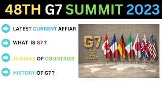 G7 Summit Japan 2023 | G7 Current affairs | G7 Summit 2023 | PM MODI IN G7 Summit 2023 | G7