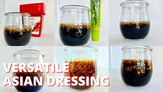 Versatile! Asian Sesame Dressing Recipes| Turn This Easy Salad Dressing To 7 Flavors