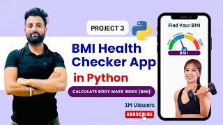 Build a BMI Health Checker App with Python | Complete Tutorial with UI! #healthapp #healthcareapp