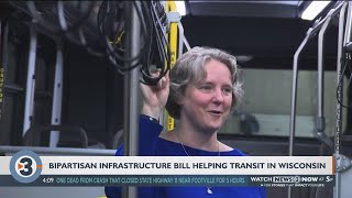 Madison mayor touts infrastructure law's impact on bus rapid transit plans