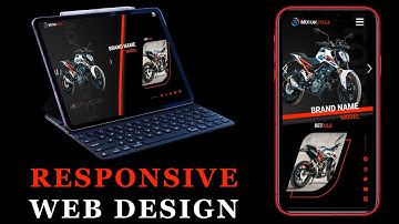 Responsive Website Landing Page Design Using Html CSS / SASS JS | Responsive Web Design Tutorial