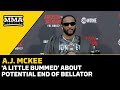 A.J. McKee &#39;A Little Bummed&#39; About Potential End of Bellator | Bellator 301 | MMA Fighting