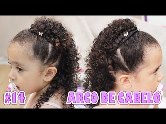 Penteado Infantil Fácil com Ligas de Silicone #25