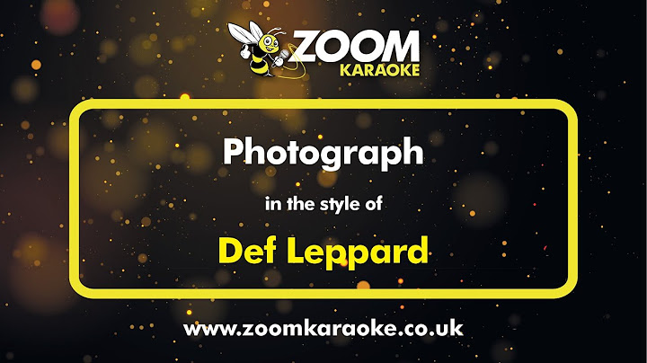 Photograph Karaoke version - Karaoke performance video thumbnail