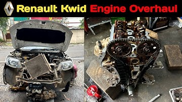 Renault kwid Full Engine overhaul / kwid engine repair // #renaultkwid #engineoverhaul #carexpertjbp