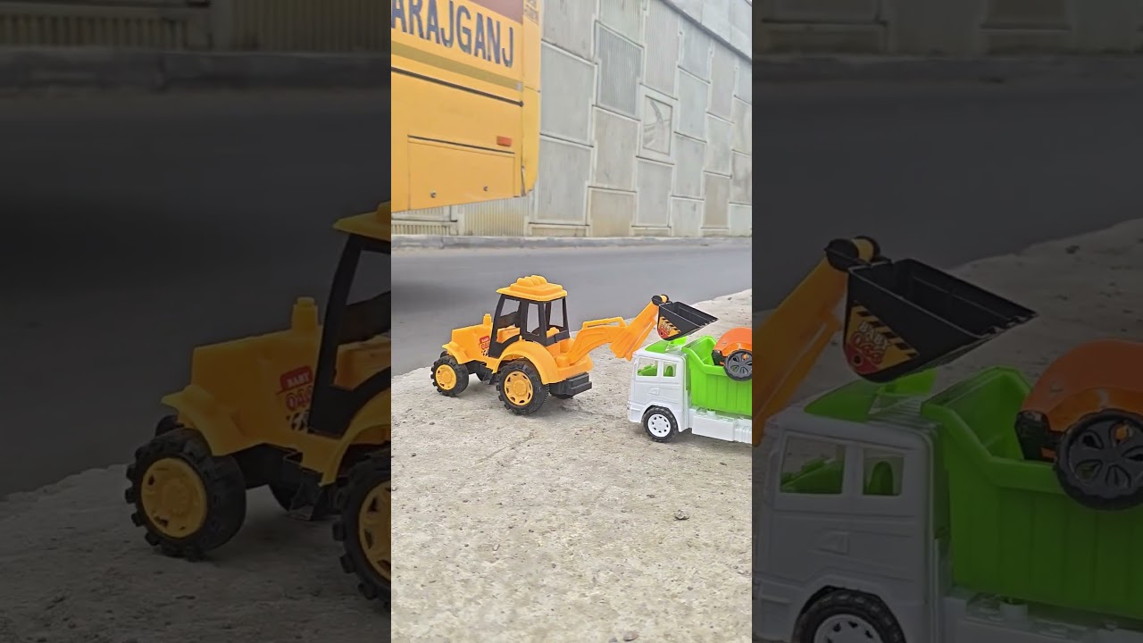 Mini RC JCB VS Truck loader JCB Excavator OPENING and dumper truck Testing Review 😱 Unboxing 🔥