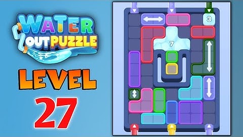 Water Out Puzzle Level 27 Game Walkthrough