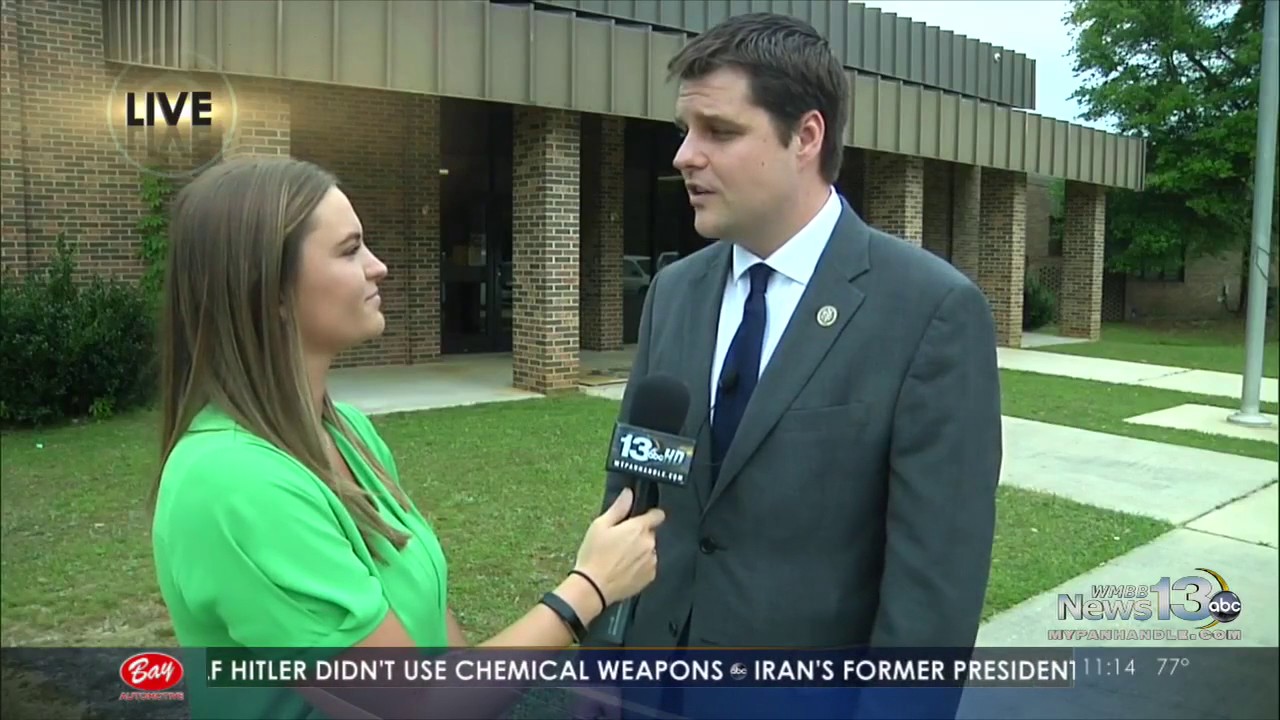 Gaetz Visits Ponce De Leon High School on Open Gaetz Tour YouTube
