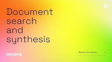 Generative AI Use Case Demo: Document Search & Synthesis