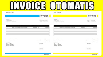 Cara Membuat Invoice Otomatis di excel