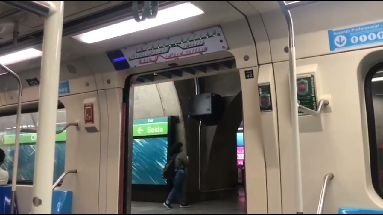 Trecho entre Consolação e Vila Madalena no TUE I12 + Trem Alinhando e Partindo