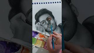 تجربة كيف تغير تأثير الألوان المائية #art #drawing #رسم