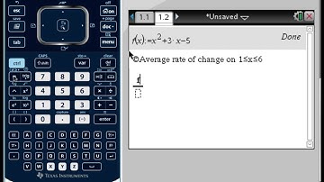 Average Rate of Change on Calculator