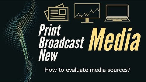 Types of Media| MIL | Lesson 4
