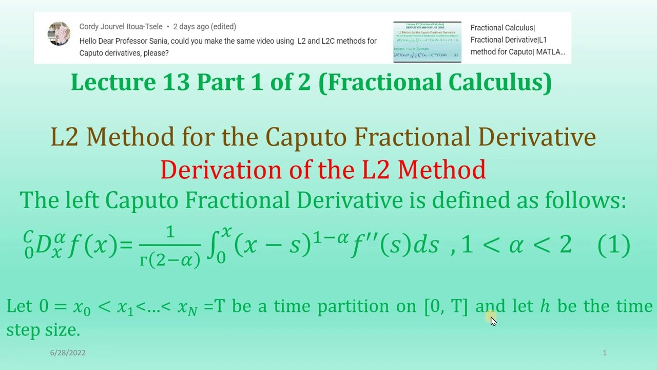 doctoral thesis in fractional calculus