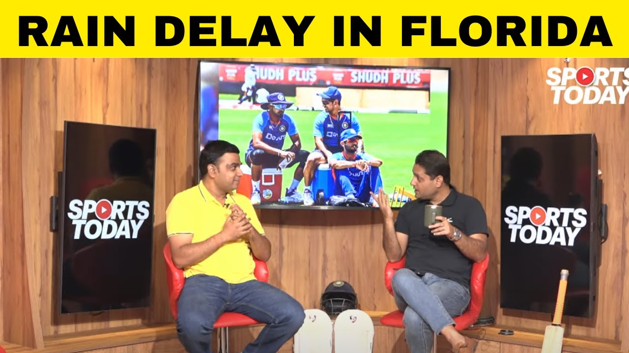 LIVE IND vs WI: Toss delayed due to wet outfield | Sports Today