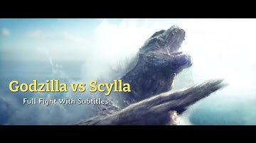 Godzilla vs Scylla full fight scene with subtitles (part-2) || Godzilla x Kong The New Empire