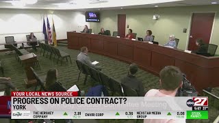 Progress on a police contract in York