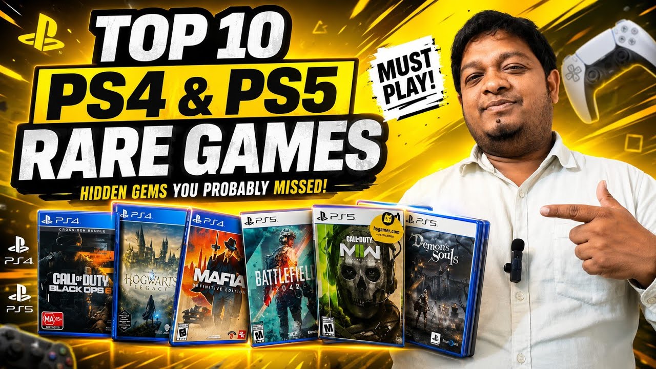 Top 10 Rare PS4 & PS5 Games Nobody Talks About! 😱 Hidden Gems