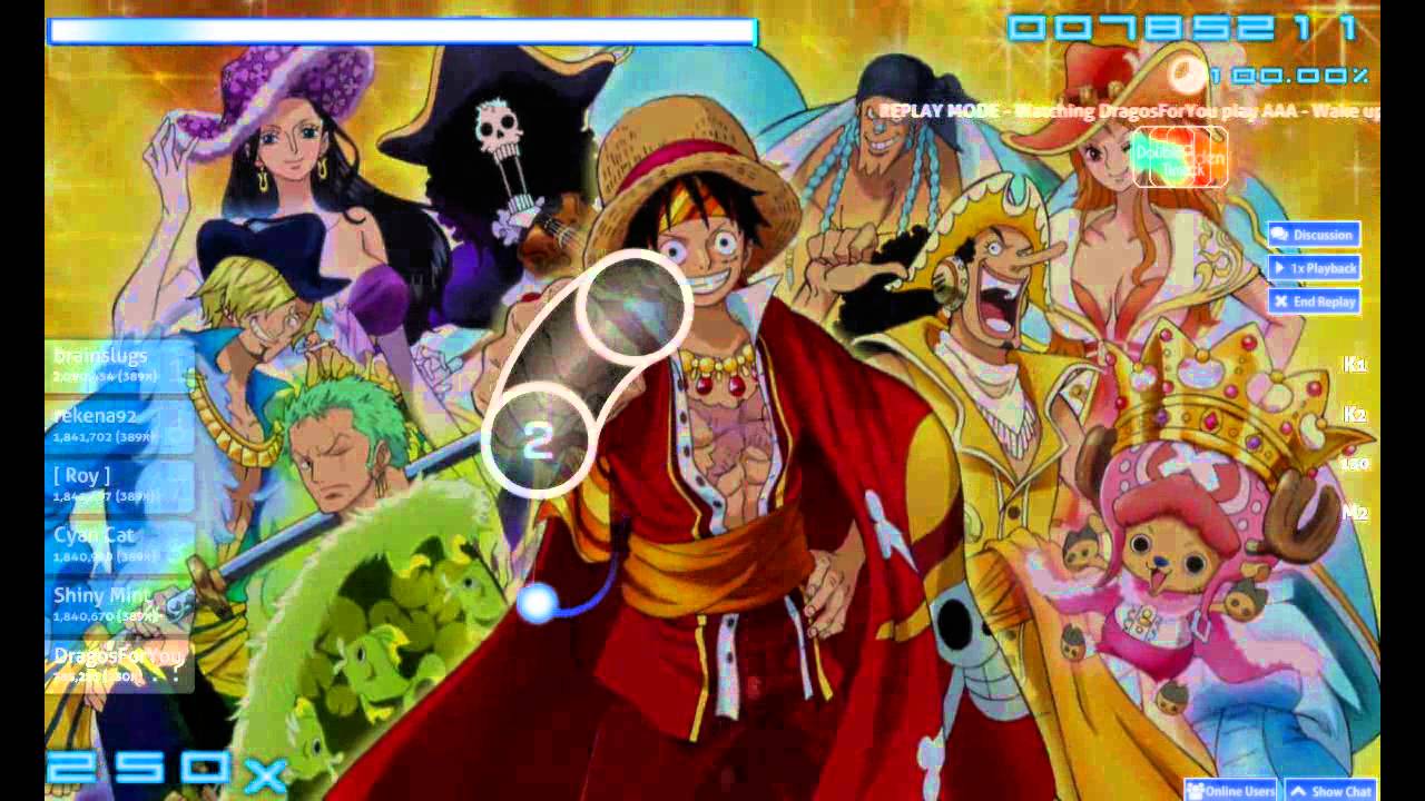 Osu a Wake Up Opening 17 One Piece Youtube