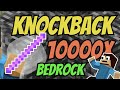 How to get a knockback 1000 stick in minecraft bedrock tutorial