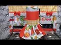 Kit de cozinha de tecido