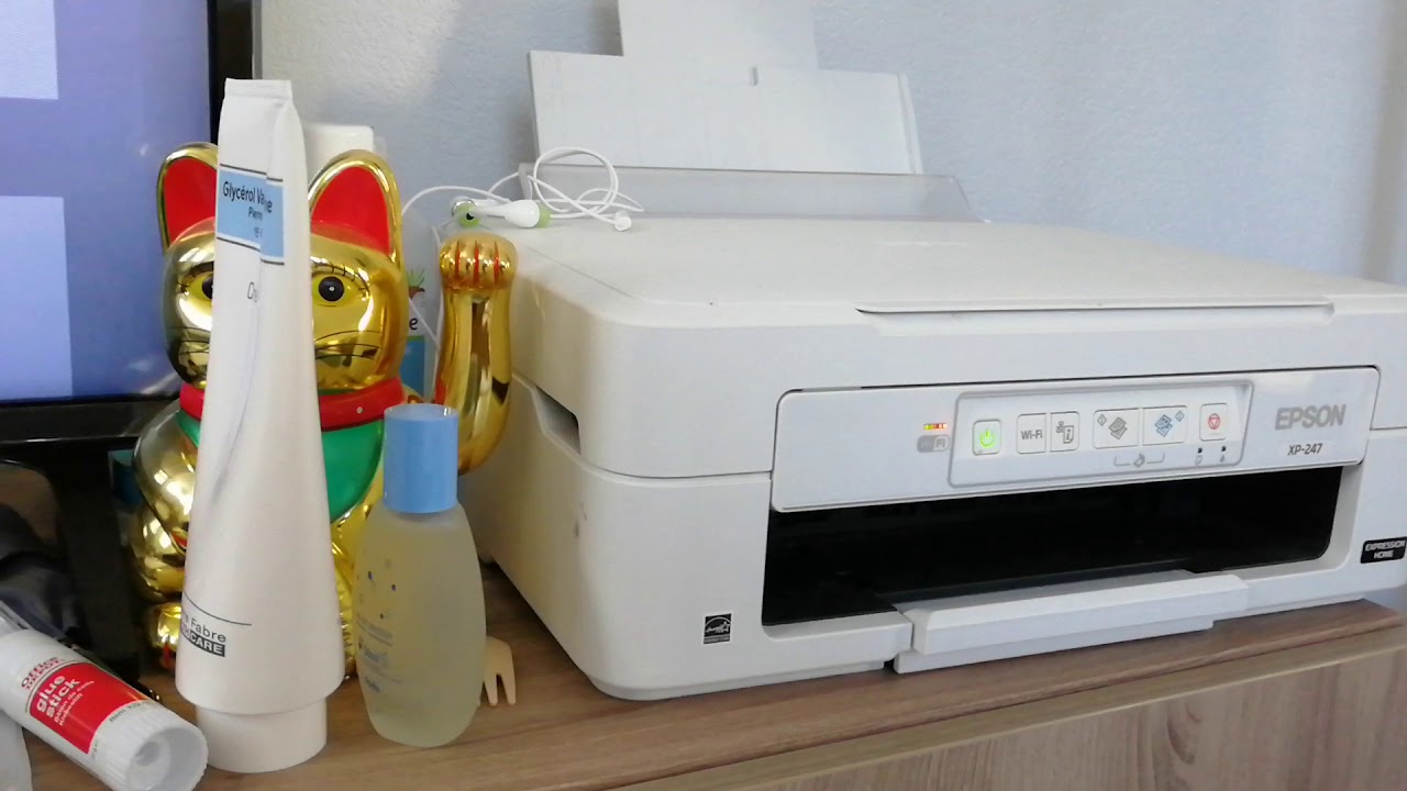 How connect Epson printer with box -
