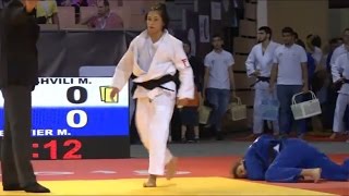 Mariam Janashvili (GEO) vs. Myriam Blaviar (BEL) -52kg Judo Word Championship Juniors 2015
