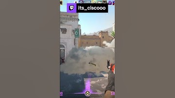 SHOT THROUGH SMOKE?! INSANE 3K | its_ciscooo on #Twitch #cs2  #counterstrike #counterstrike2 #CSGO