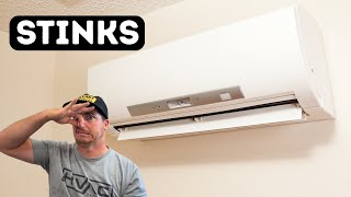 Does Your Mini Split Smell Bad? Fix It In Minutes.
