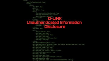 D-Link DIR-859 - Unauthenticated Information Disclosure