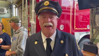 Green Village Fire Department member Kevin Doherty