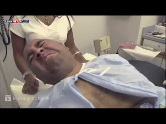 مراسل حافة ضعيفة من الرجال يحاولون الطلقات الصناعية commartinsat com