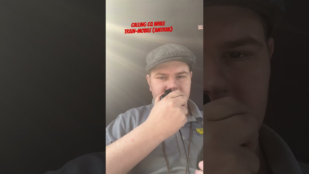 Calling CQ While Being Train Mobile Shorts 
