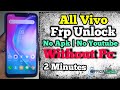 Vivo all frp bypass 2020 | No Apk No Youtube Magic Trick Without Pc Unlock 2 Minutes