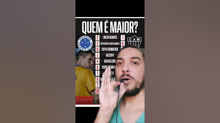 QUEM Ê MAIOR? CRUZEIRO OU ATLETICO MG? #futebol #cruzeiro #galo #football #brasileirão #flamengo
