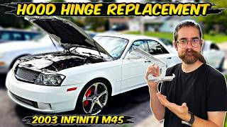 Imported parts to the rescue! β Fixing the hood on my 2003 Infiniti M45