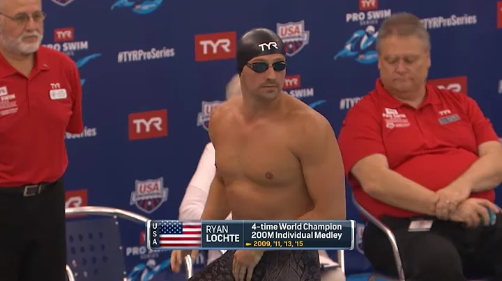 Reigning US Champion Ryan Lochte vs 18 Year Old Ca...