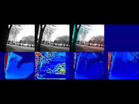 Outside disparities algorithm comparison using cheap webcams