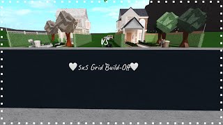 5x5 GRID BUILD-OFF ft/ friend! | Roblox Bloxburg