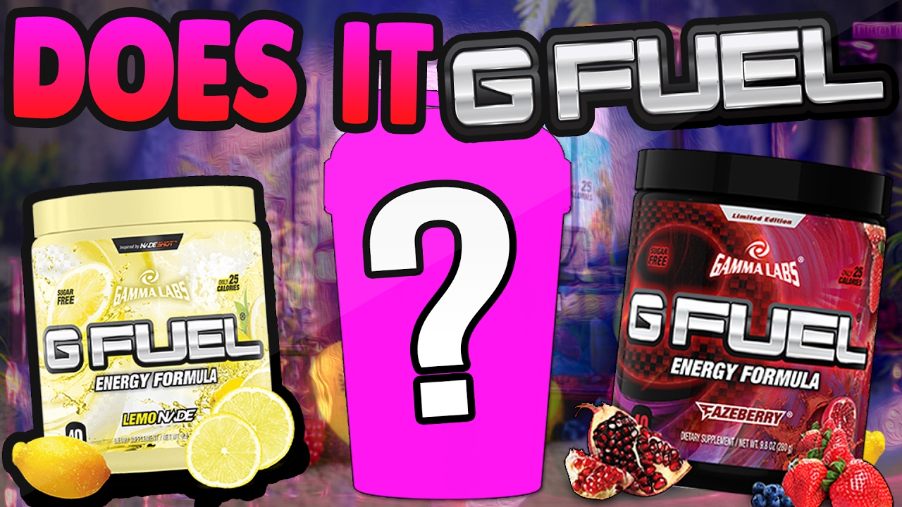 TRY THIS!!!!- DOES IT G-FUEL - FaZe Berry & LEMONADE! 😱