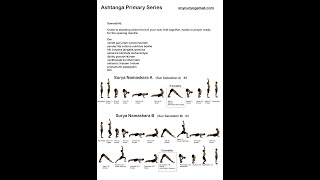 Ashtanga Yoga Primary Series Edited Sharath Jois Audio Count