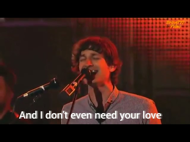 Gotye u0026 Kimbra - Somebody That I Used To Know LIVE (lyrics) class=