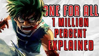 One For All 1 Million Percent Explained | My Hero Academia