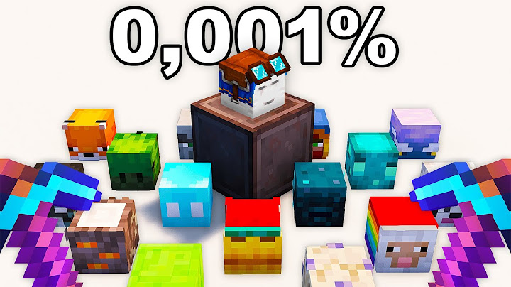 COLETEI A CABEÇA DE TODOS OS MOBS DO MINECRAFT