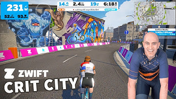 Zwift Crit City Course: Full Lap Recon // Event Join // Race Start Tips