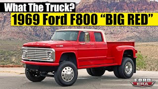 1969 Ford F800 Crew Cab Pickup! BIG REDS A MONSTER! | What The Truck? | Ford Era