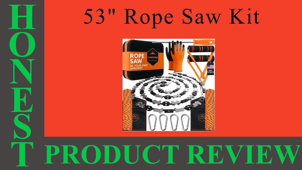 Campndoor Rope Saw Manual Chain Saw Honest Product Review