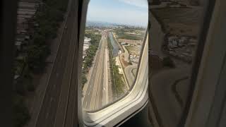 #FrontPOV United B737-800 scenic approach & landing Santa Barbara